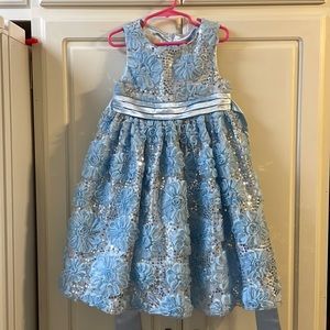 Blue & Silver Party Dress